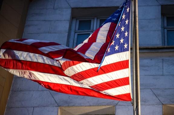    Флаг США, Lantyukhov Sergey/news.ru via globallookpress.com