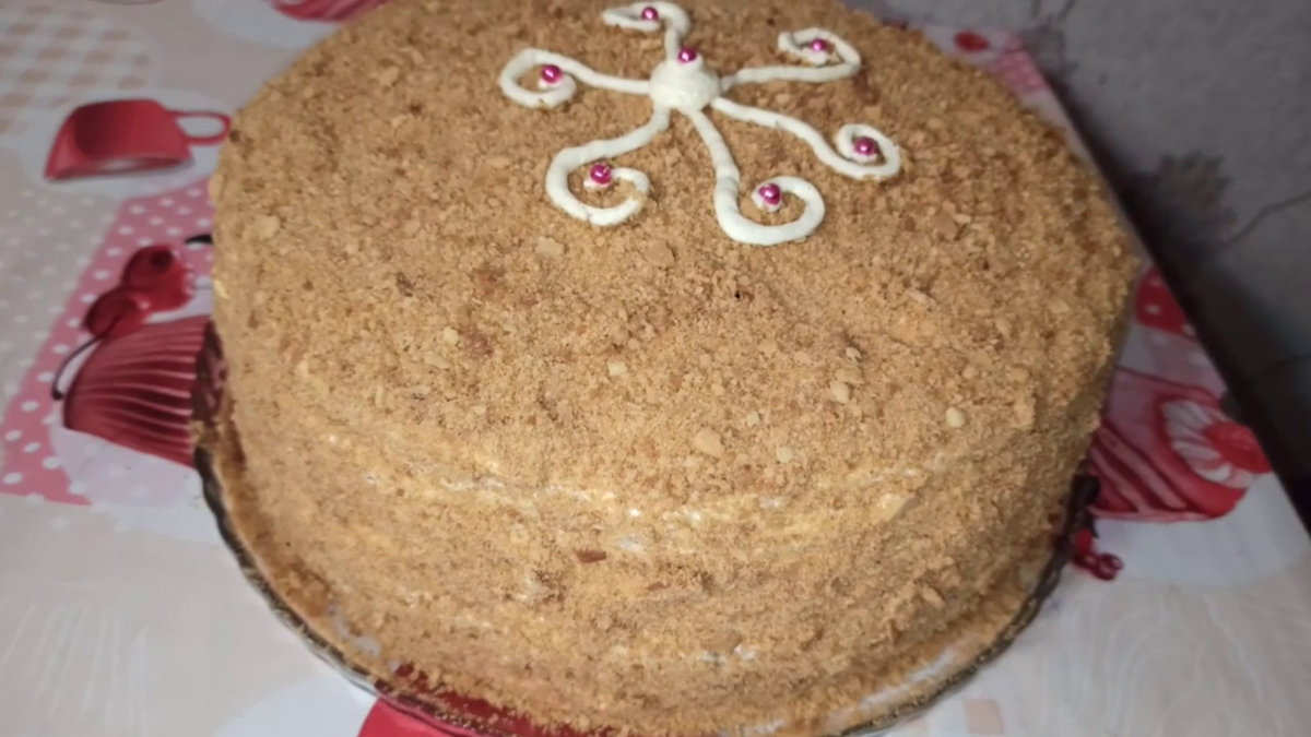 Торт Медовик с заварным кремом: рецепт приготовления