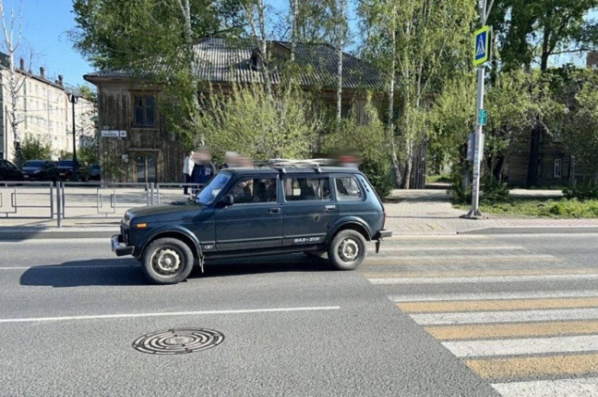    В Томске утром 25 мая ВАЗ сбил девушку на улице Нахимова