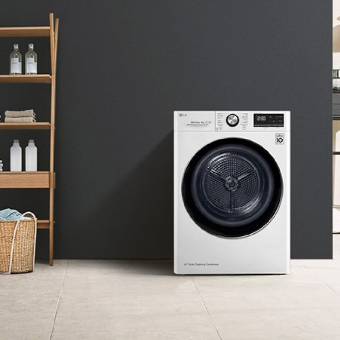 Сушильная машина LG, класс A+++, до 9 кг