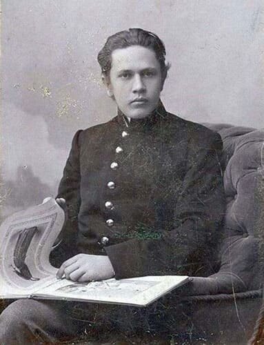 Фотография молодого Алексея Толстого. Самара, 1900 г.