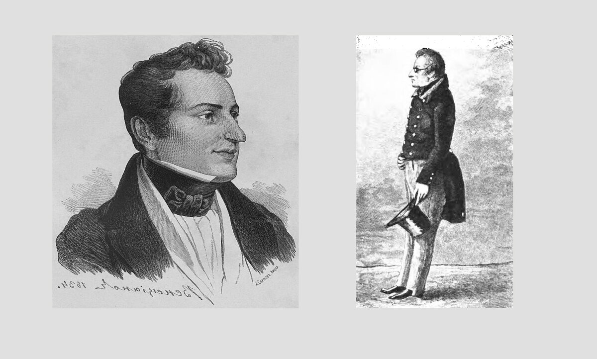 Николай Васильевич Гоголь. Рисунки 1834 и 1835 гг. (25 и 26 лет) 