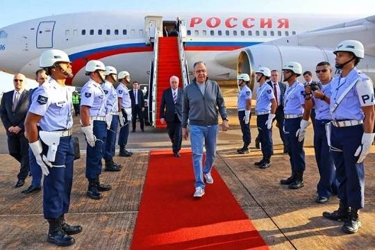    Сергей Лавров прилетел в Бразилию в рамках латиноамериканского турне