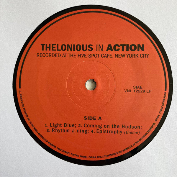 Thelonious Monk quartet (side A)