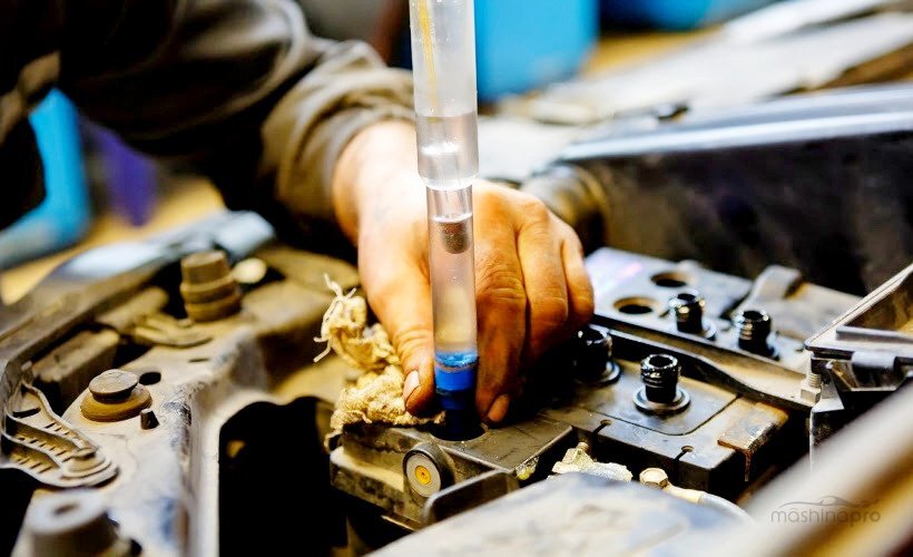 Тест плотности АКБ