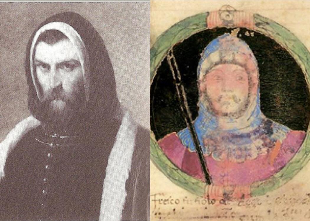 Аццо VIII  и его сын Фреско