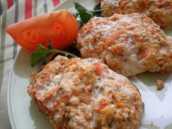 Куриные паровые котлетки