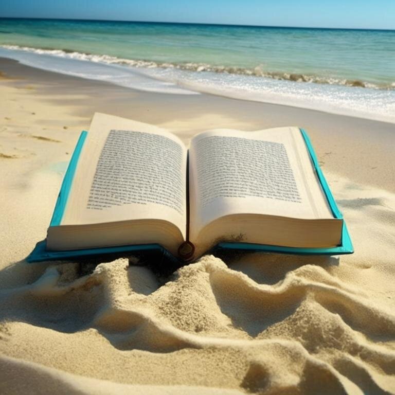 Книга на пляже всегда пригодится!