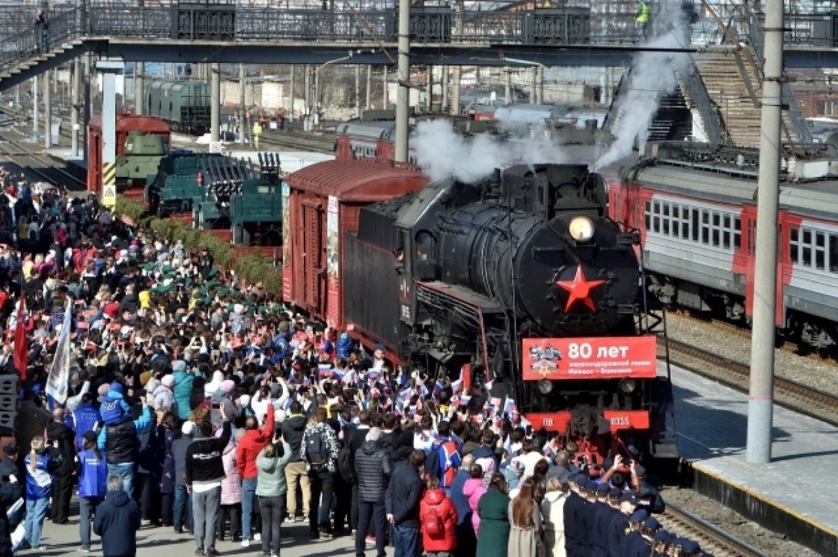    Ретропоезд «Паровоз Победы» сделает остановку в Челнах и Бугульме