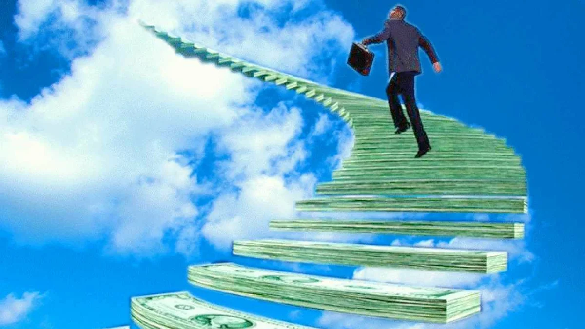 Путь в достаток. Успех в жизни. Лестница успеха. Денежная лестница. Саморазвитие деньги.