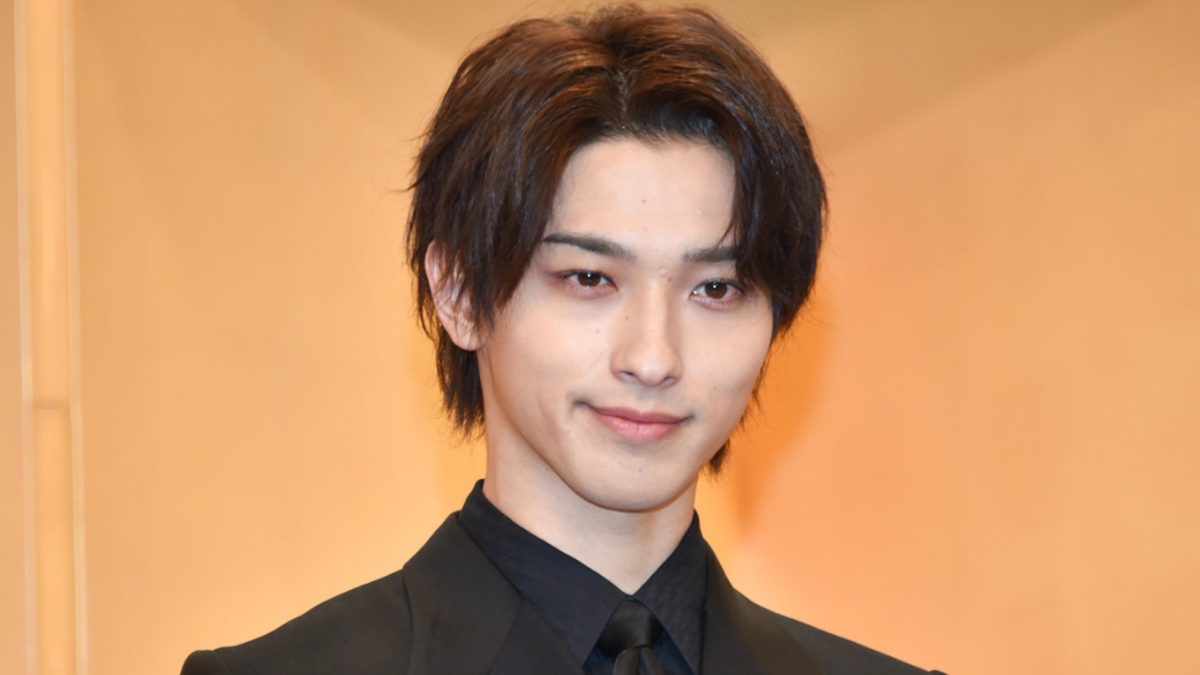 Рюсэй на пресс-конференции по случаю объявления его участия в таежной дораме