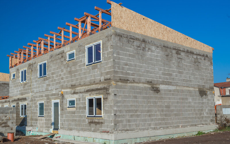 Несущие стены из газобетона