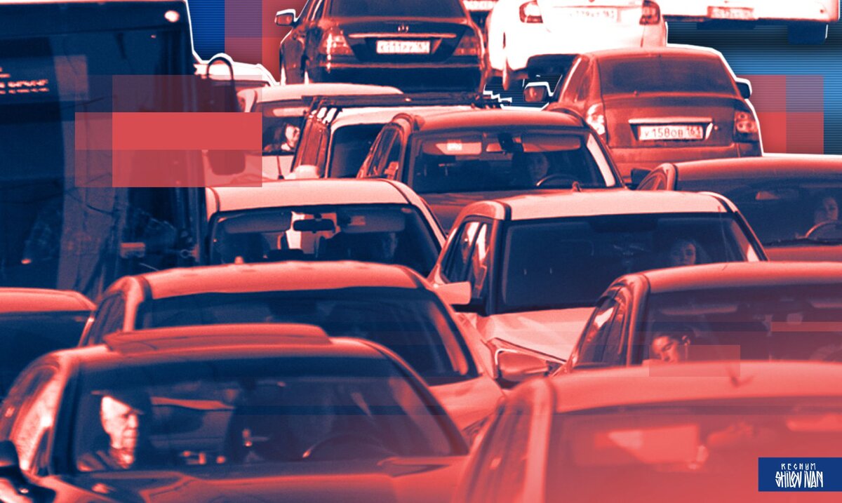    Очередь из автомобилей на пункте пропуска между ДНР и Ростовской областью Иван Шилов © ИА REGNUM