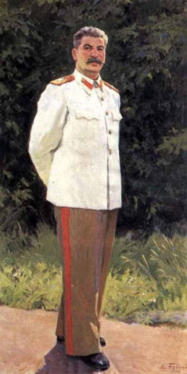 Портрет И. В. Сталина. Художник: А. П. Бубнов.