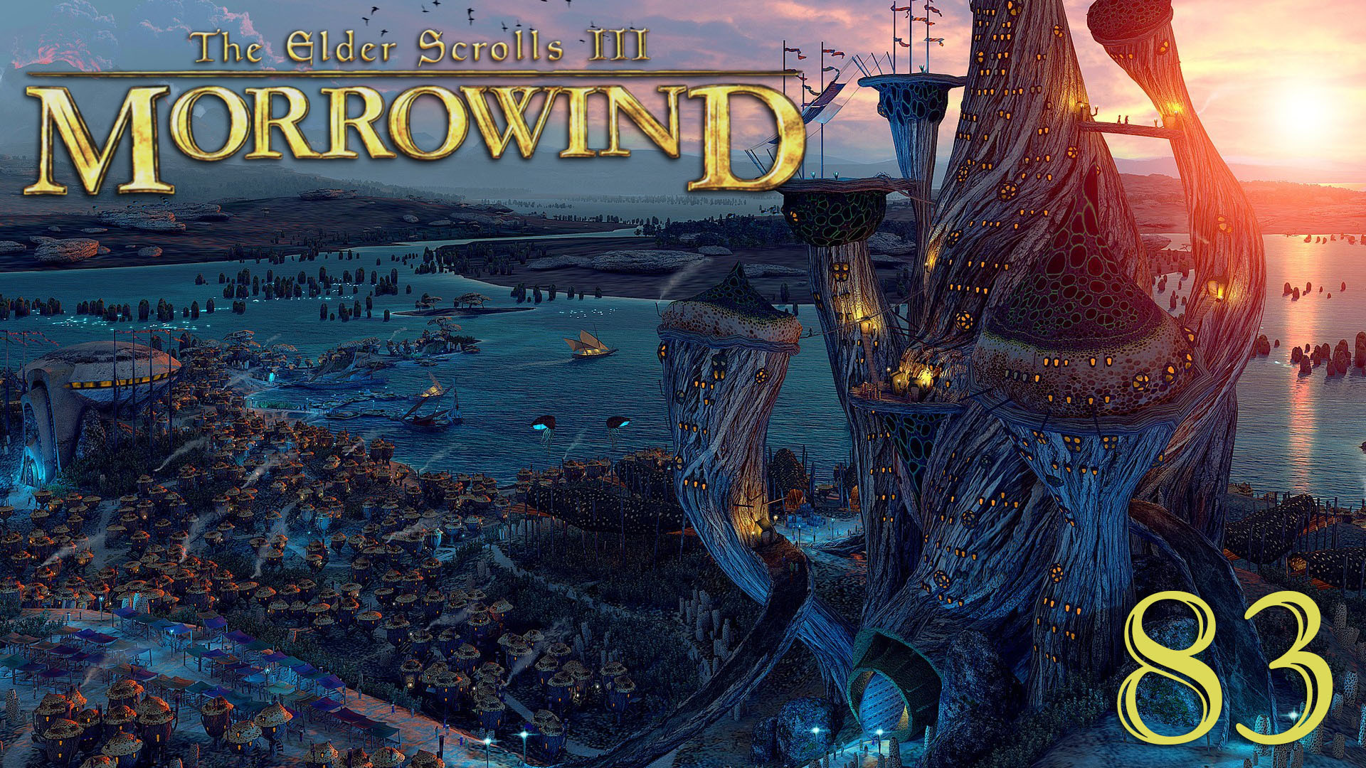 Легендарный The Elder Scrolls III: MORROWIND Fullrest #83 Садрит Мора.  Призрак в 