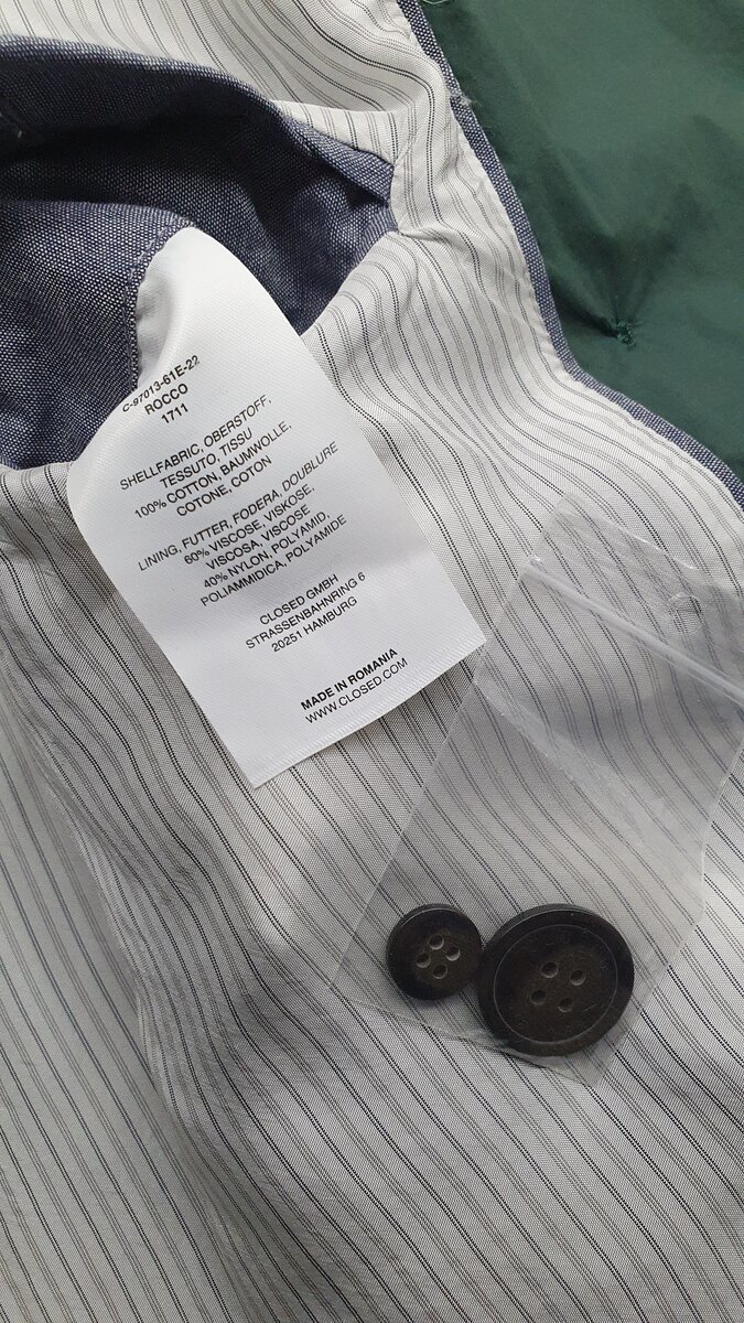 Верх из 100% хлопка, который достаточно тяжело гладить 😕