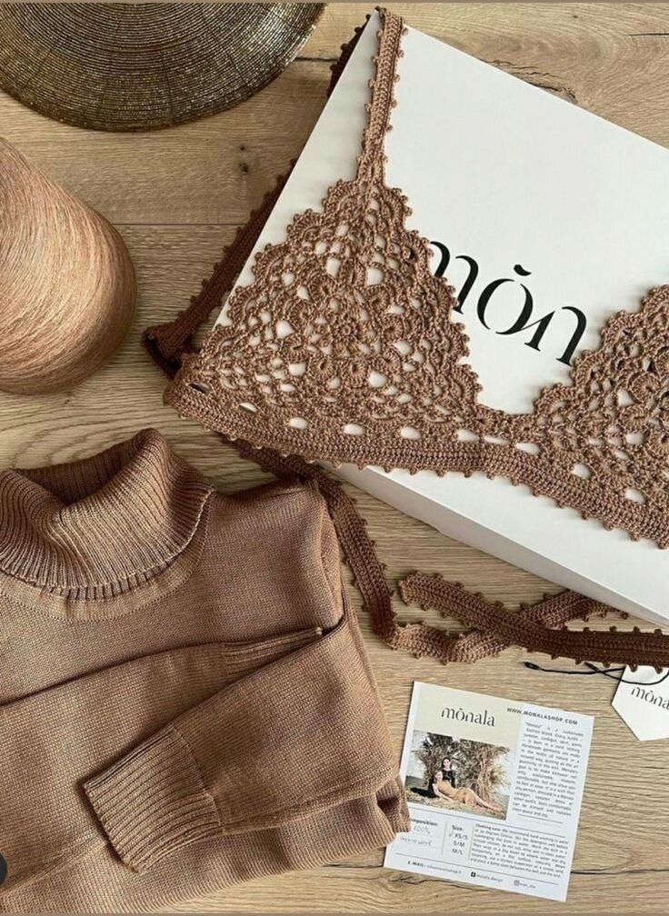 Ажурный лиф крючком. *Фото из открытых источников