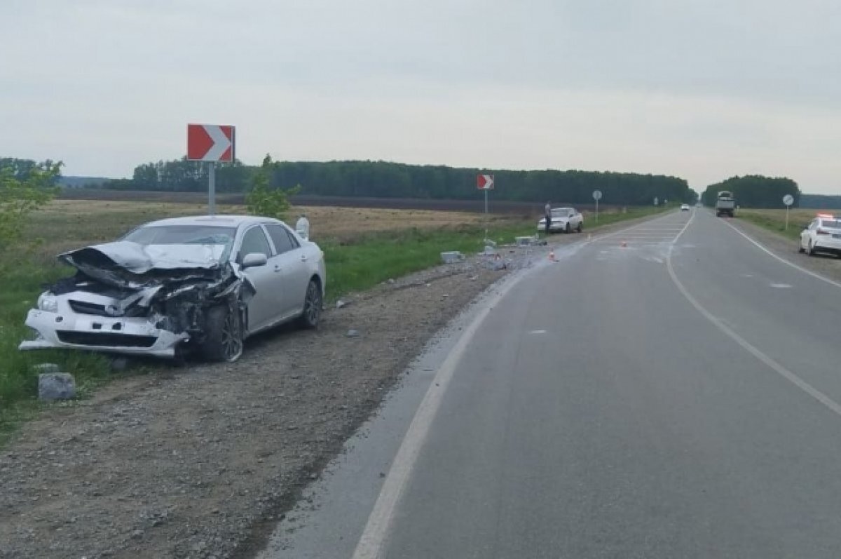    На трассе под Омском в ДТП пострадали три человека