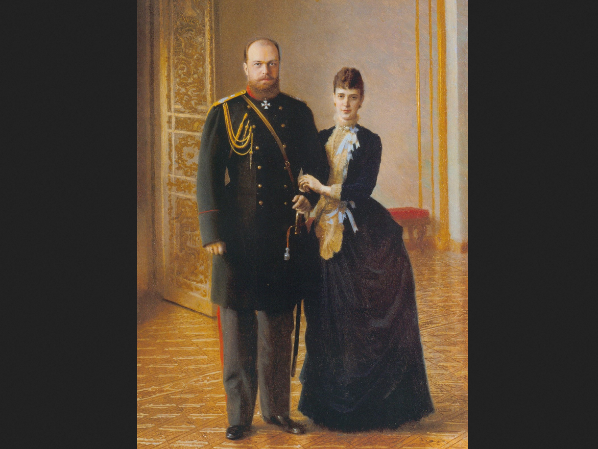 Иван Крамской. "Портрет Александра III и Марии Федоровны"