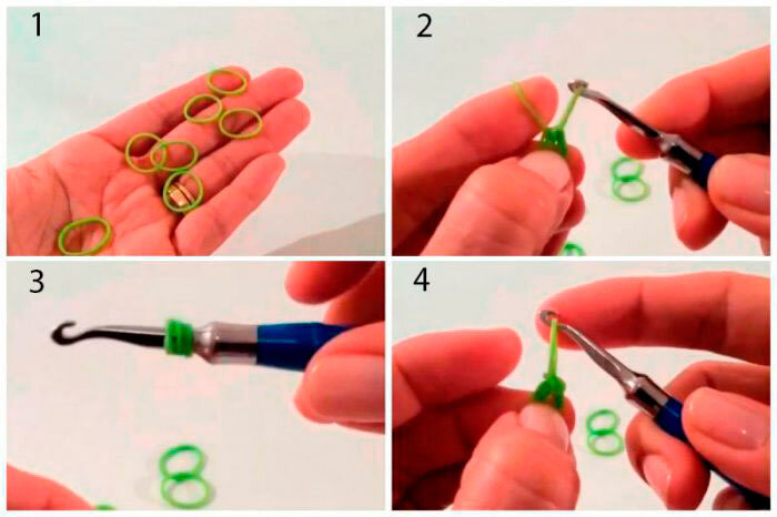 Схемы плетения браслетов из резиночек