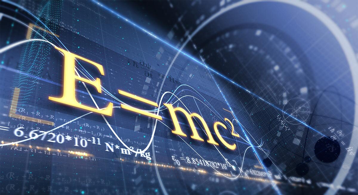 Одно из самых знаменитых уравнений в физике. Учите физику и будете понимать, что оно означает. Псс только тихо, обозначает, если кратко, что энергия и масс это одно и тоже.