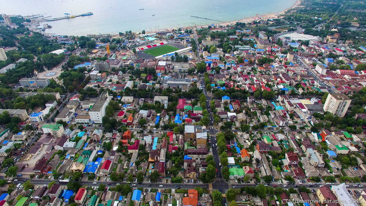 Анапа с высоты птичьего полета