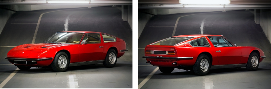 Купе 2+2. Двигатель V8 4136-4931 см3 продольно спереди. Мощность 260-320л.с. Момент 373/461 Нм. Колесная база 2600мм Длина 4740мм Ширина 1760мм Высота 1220мм. Вес 1680кг Максимальная скорость 245-255км/ч Разгон до 100км/ч- 7,0-6,8с