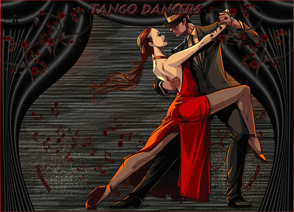 Пляшем танго кто поет. Танго. Страстный танец. Танго анимация. Танго гифка.