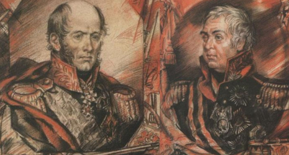 Герои 1812 кутузов. Багратион барклай-де-толли милорадович. Портреты кутузова, багратиона и барклай-де-толли. Багратион тормасов барклай де толли кутузов. Б п кутузов.