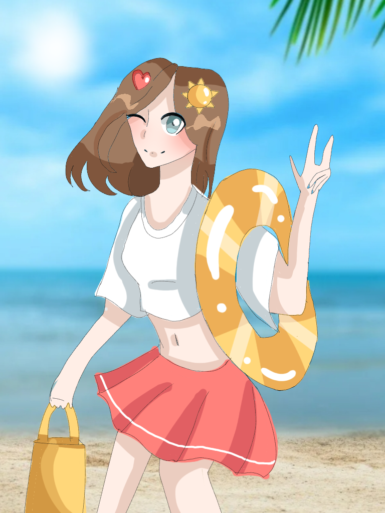 Мой рисунок на тему лета :D