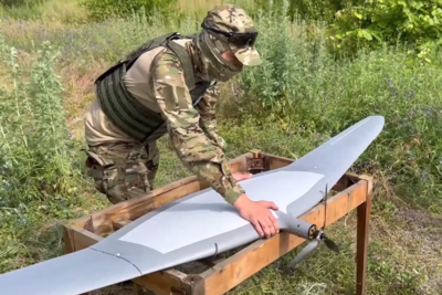    Боевая работа нового комплекса БПЛА ВДВ ©Скриншот / видео Минобороны РФ