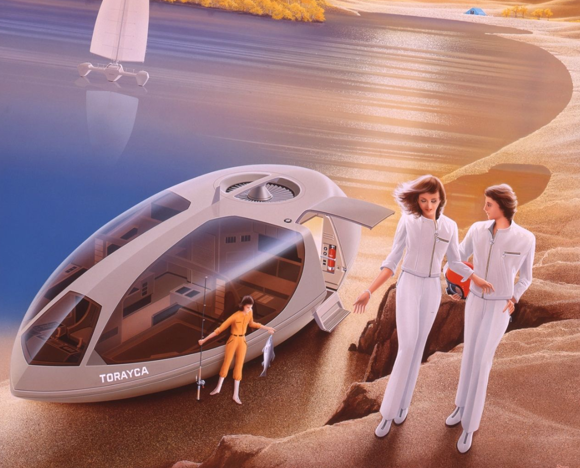 Visit в будущем. Shusei Nagaoka. Транспорт будущего. Космический туризм будущего. Картинки будущего.