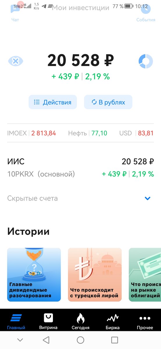 Мой портфель на сегодня.