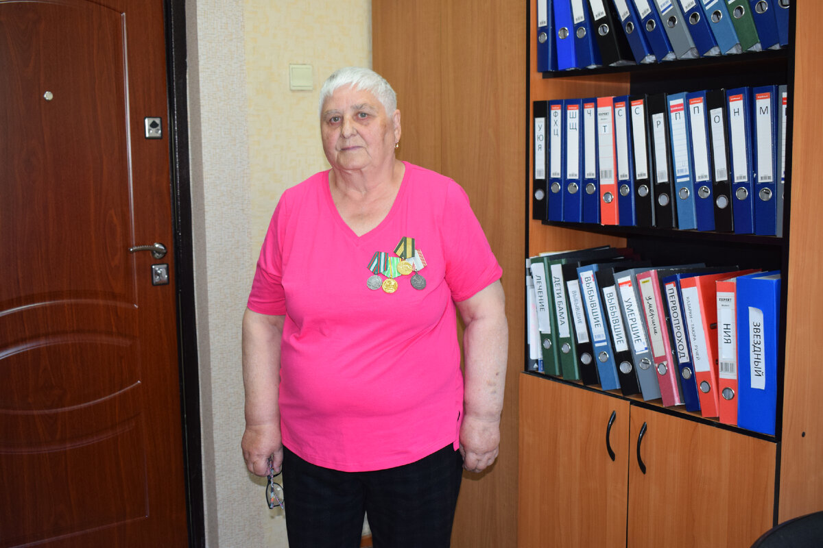 Простая, работящая женщина Таисья Самуиловна 