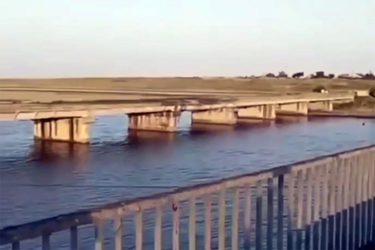    Поврежденный Чонгарский мост восстановят за несколько недель