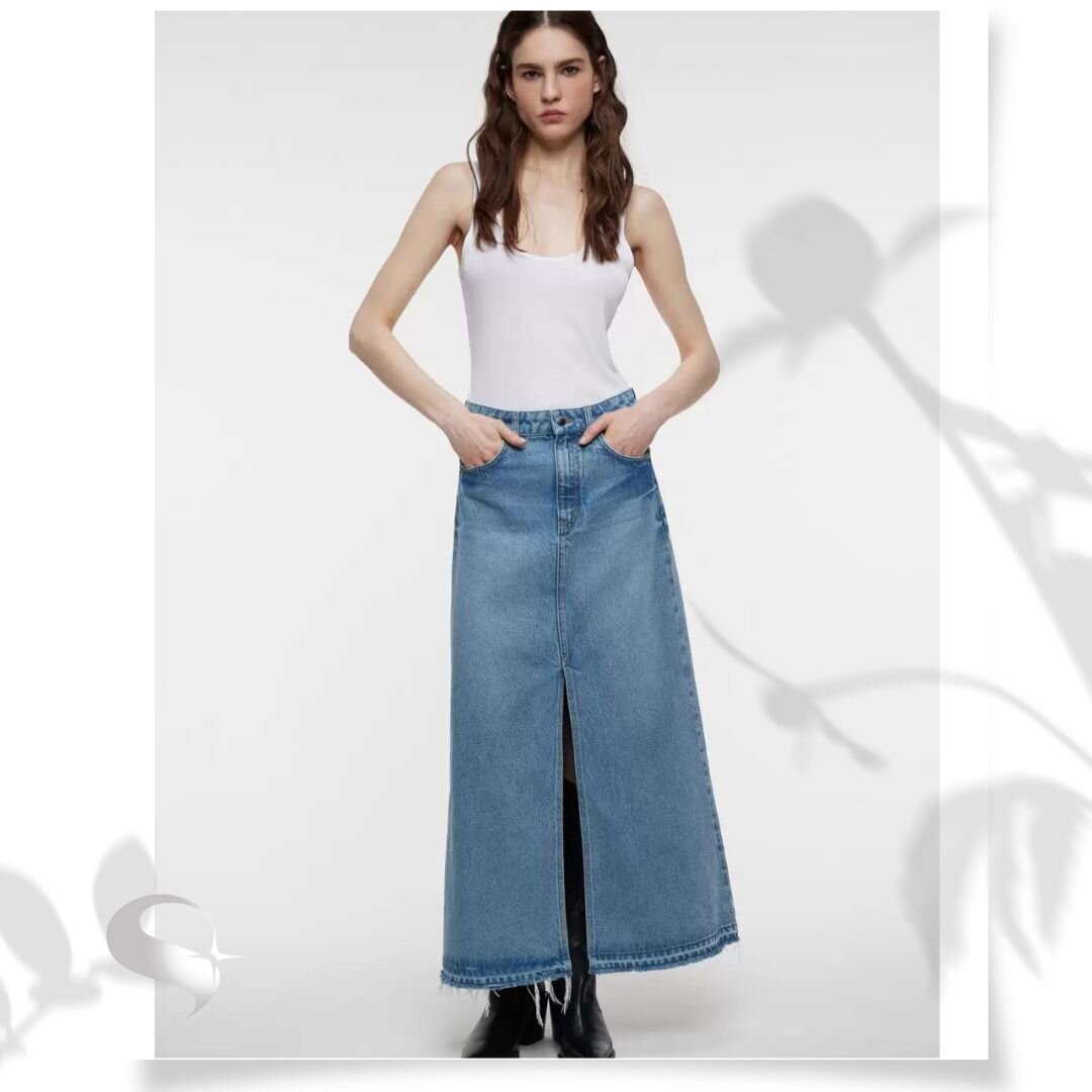 Вы ищете стильную альтернативу классическим летним платьям? Мы расскажем вам, какую джинсовую юбку выбирают все истинные модницы. Мы нашли своего модного фаворита на лето!-14