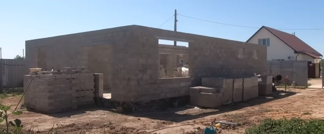 Строительство дома из шлакоблока