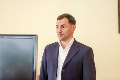   Глава городского округа Кашира Николай Ханин на встрече с представителями территориальных и участковых избирательных комиссий © Пресс-служба администрации г.о. Кашира