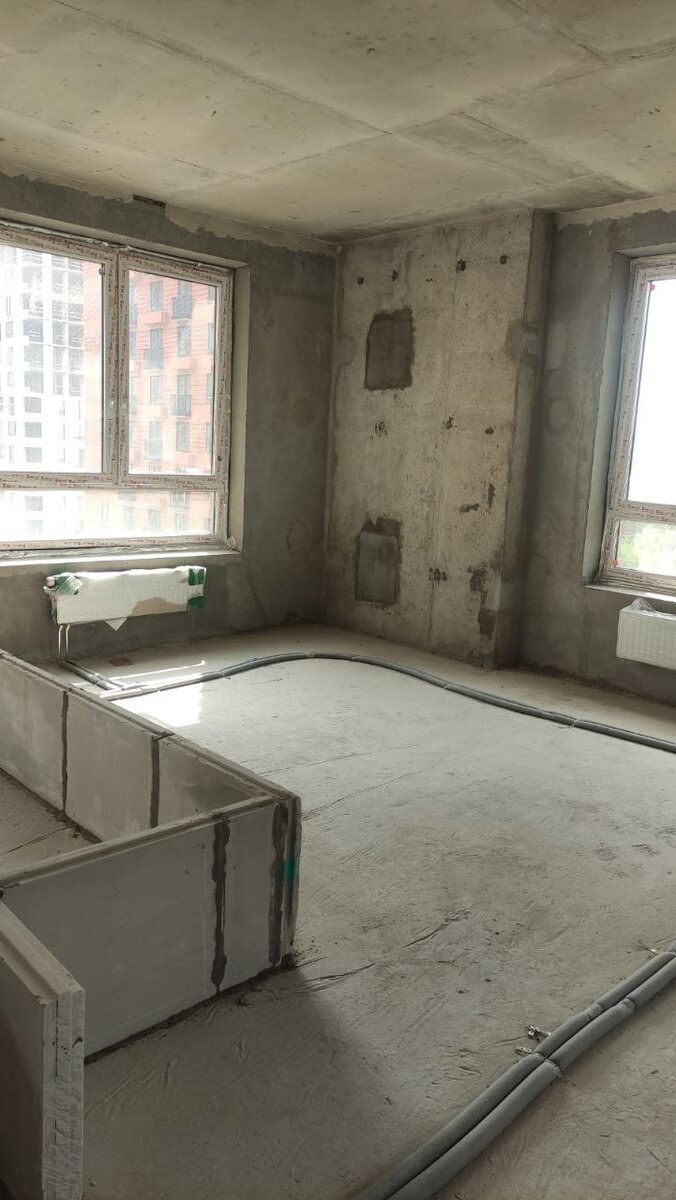 Пример квартиры без отделки 