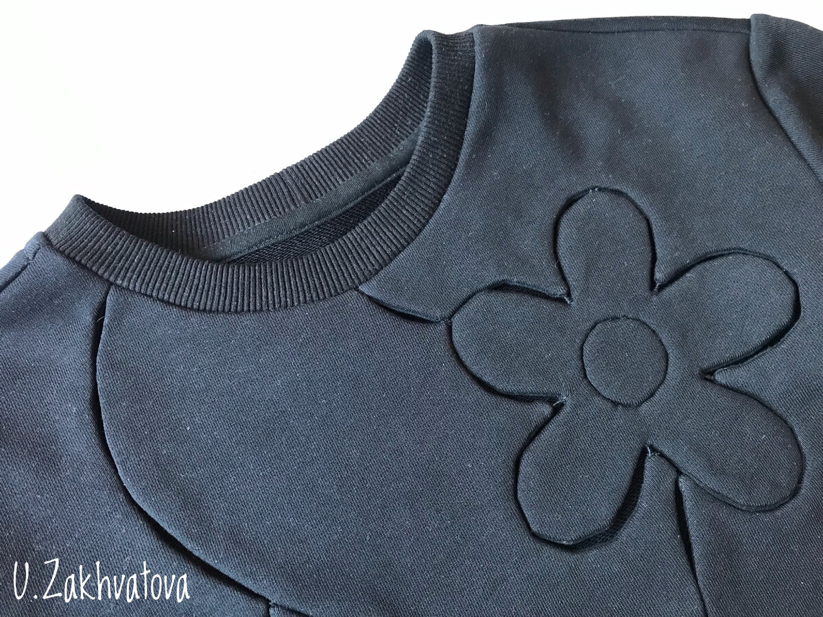 обтачать детали цветка