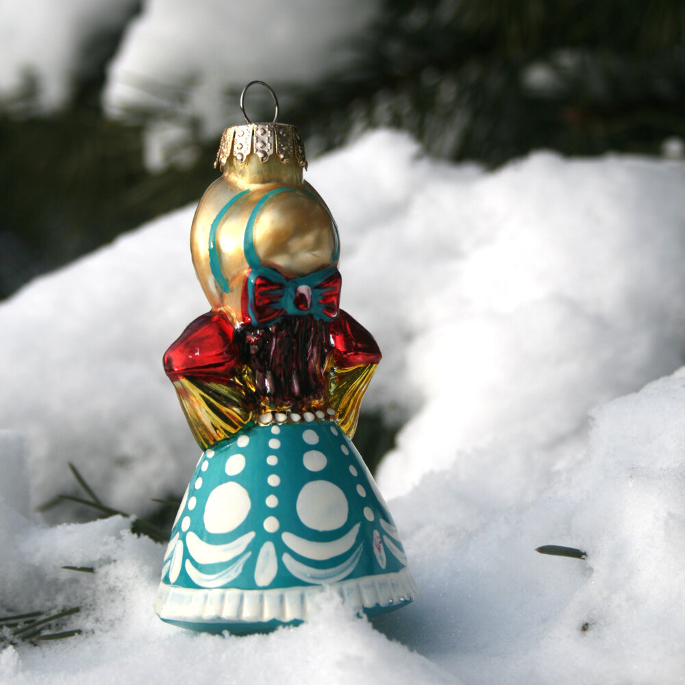 Ёлочная игрушка Дашенька - Дымковская Куколк