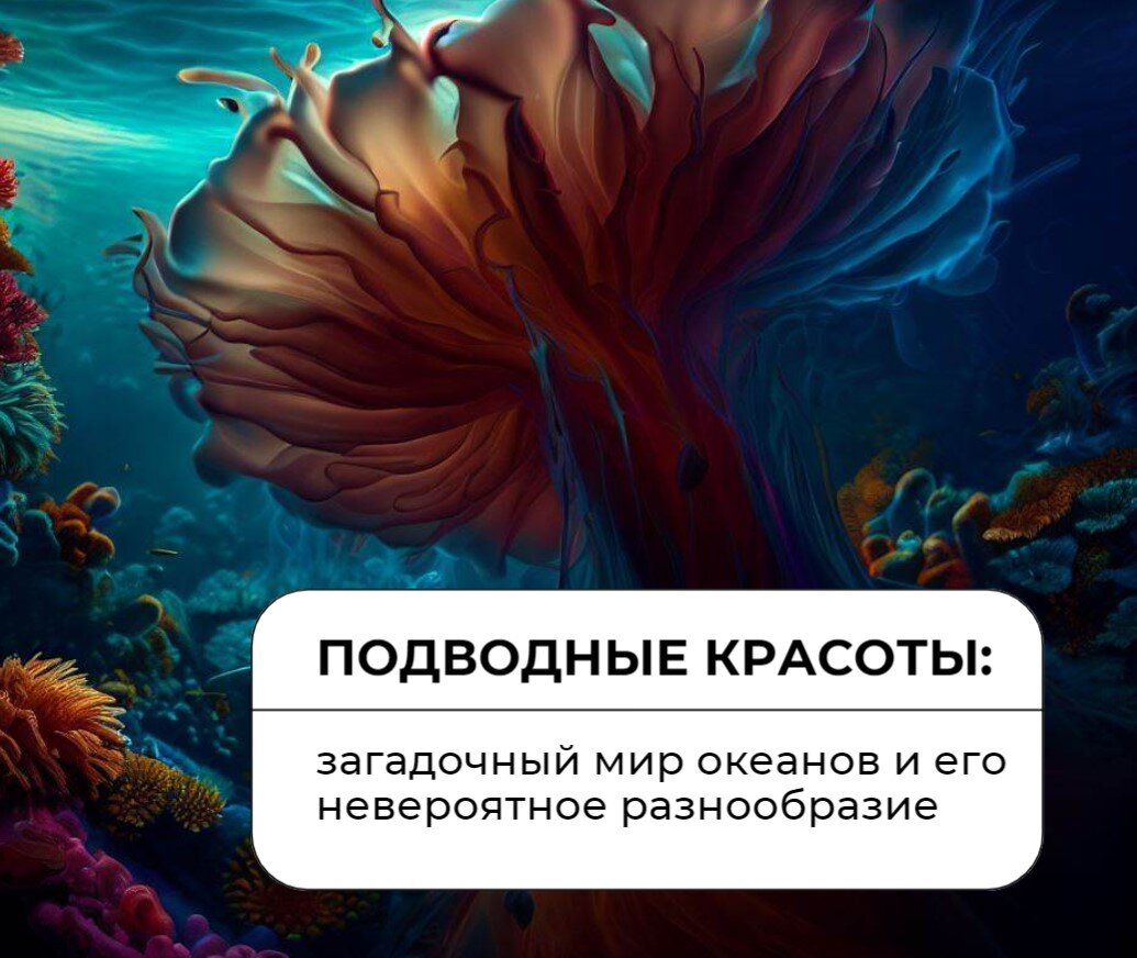 Подводные красоты: Загадочный мир океанов и его невероятное разнообразие