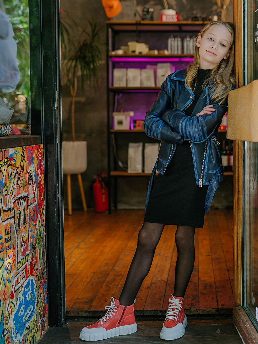 На фото модель обуви SHOESLEL, арт. 2057 в оранжевом цвете