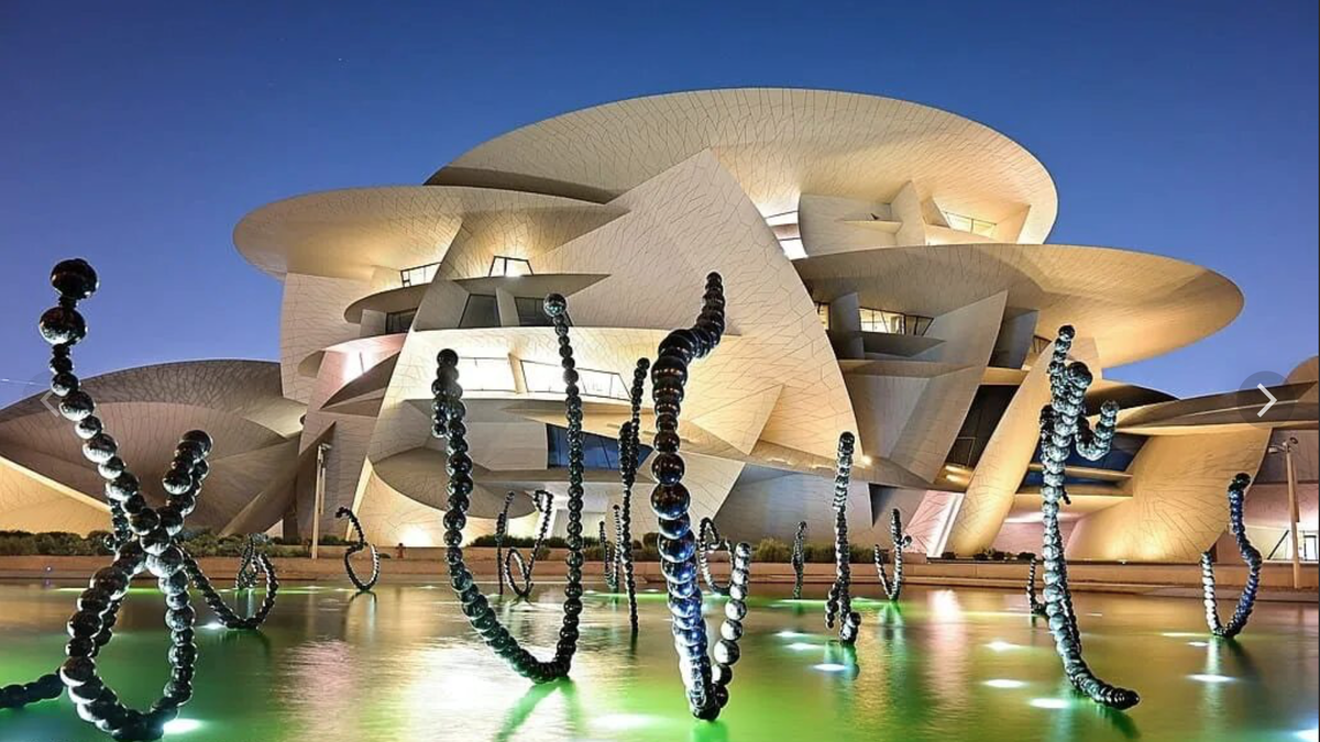 Qatar museum. National Museum of Qatar Доха. Музей в Дохе Нувель. Национальный музей в Дохе. Национальный музей Катара в Дохе планы.