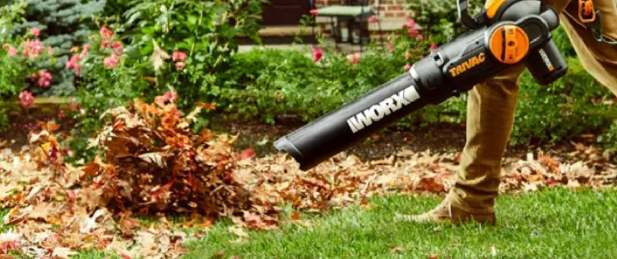 Воздуходувки Worx помогут быстро убрать листья и мусор с садового участка