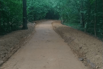    Работы по благоустройству начались в Видновском лесопарке © Пресс-служба Министерства благоустройства Московской области