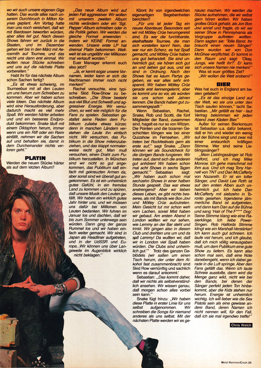 Страница журнала Metal Hammer