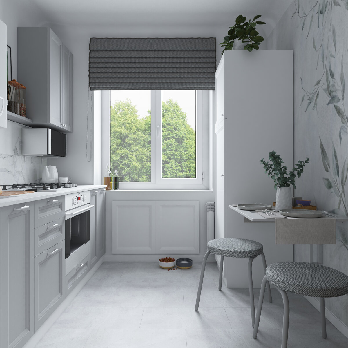 Дизайн маленькой кухни: 89 фото интерьеров, советы по оформлению | paraskevat.ru
