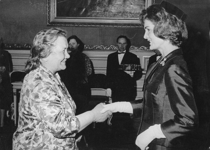 Нина Хрущёва и Жаклин Кеннеди.
