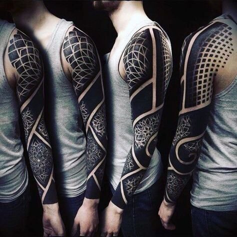 Черно-белые татуировки